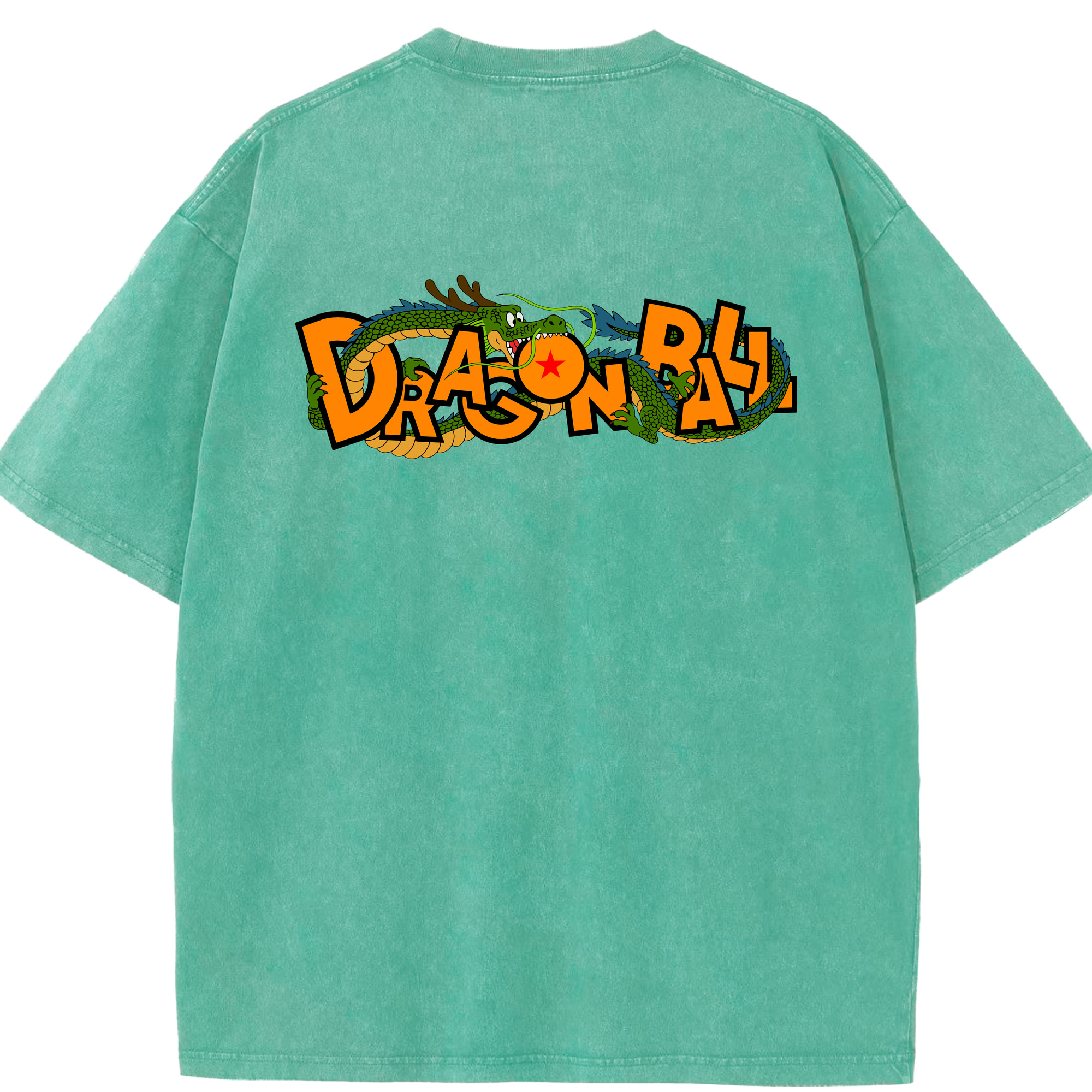 （画像用） ドラゴンボール DRAGON BALL 綿100% ヴィンテージ風 半袖Tシャツ（背面プリント）